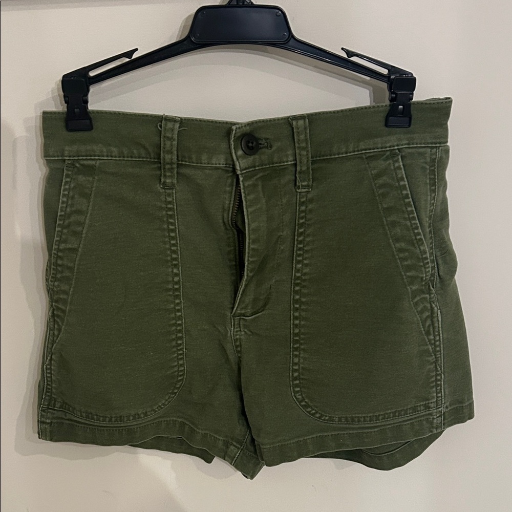 Madewell Forest Green Women's Cargo Shorts